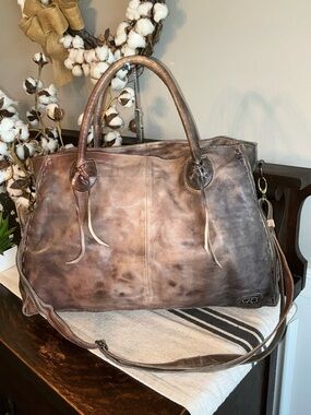 Bed Stu Leather Rockaway Tote Crossbody Shoulder Bag Starry Night MSPR $370